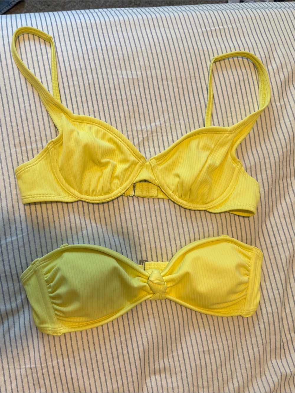 Xhilaration Bright Lemon Yellow Bikini Tops